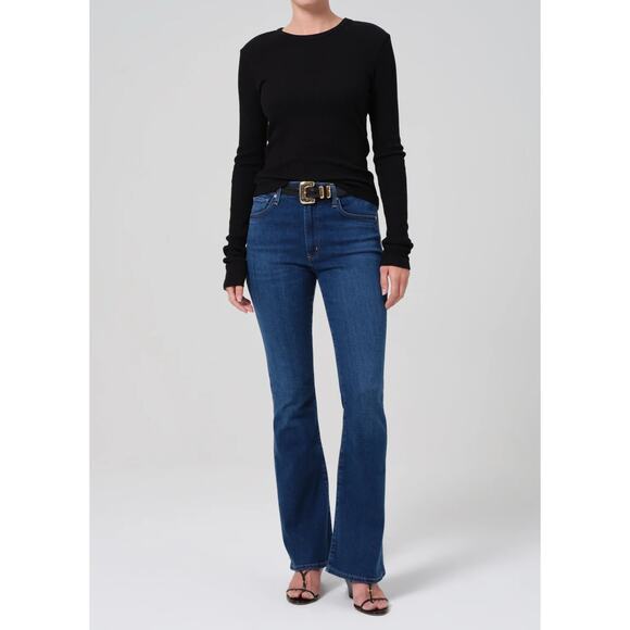 Citizens Of Humanity Blue Boot Cut Jeans - Picture 1 of 8